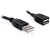 DeLOCK Kabel USB 2.0 Verlaengerung, A/A 15cm S/B câble USB 0,15 m Noir