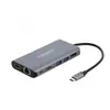 DeLOCK 87683 Station d'accueil avec Fil USB 3.2 Gen 1 (3.1 Gen 1) Type-C Gris