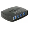 Delock USB 3.0 Sharing Switch 4 - 1 - Commutateur de partage des périphériques USB - 4 x SuperSpeed USB 3.0 - de bureau