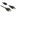 DeLOCK 5m, 2xUSB 2.0-A câble USB USB 2.0 USB A Noir