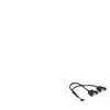 DeLOCK 84832 câble USB 0,25 m USB 2.0 2 x USB A Noir