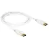 DeLOCK - Câble DisplayPort - DisplayPort (M) pour DisplayPort (M) - 2 m - support 4K - blanc