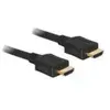 Câble vidéo/audio HDMI DeLOCK - 1.8m - 28 AWG - Connecteurs plaqués or