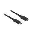 DeLOCK 85533 câble USB 1 m USB 3.2 Gen 1 (3.1 Gen 1) USB C Noir