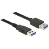 DeLOCK 85055 câble USB 1,5 m USB 3.2 Gen 1 (3.1 Gen 1) USB A Noir