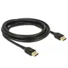 DeLOCK 85661, 3 m, DisplayPort, DisplayPort, Mâle, Mâle, Or