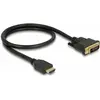 DeLOCK 85651 câble vidéo et adaptateur 0,5 m HDMI Type A (Standard) DV...