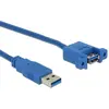 DeLOCK USB 3.0 A, 1m câble USB USB 3.2 Gen 1 (3.1 Gen 1) USB A Bleu