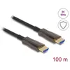 Delock câble optique HDMI avec renfort métallique 8K 60 Hz 100 m