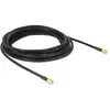 DELOCK 88891 Cable COAXIAL SMA - SMA 5 M LMR195 Negro