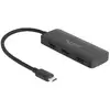 DeLOCK 88040 hub & concentrateur Noir