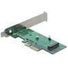 Carte Riser PCIe x4 -> M.2 NGFF DELOCK 89370 - Contrôleur de stockage