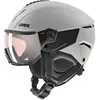 Uvex - Instinct Visor Pro V - Casque de ski taille 53-56 cm, gris