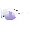 Uvex - Sportstyle 237 Mirror Cat. 3 - Lunettes de soleil blanc/violet