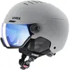 Uvex - Wanted Visor - Casque de ski taille 54-58 cm, gris