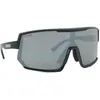 Lunettes Uvex Sportstyle 235 noir mat avec verres à effet miroir argenté