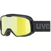 Masque de ski UVEX Elemnt FM (BLK MAT MIRROR GOLD S3 SMU)