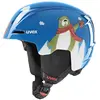uvex viti Casque de Ski Enfant Unisexe, Blue Bear, 51-55 cm