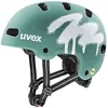 uvex kid 4 style MIPS, vert sauge mat | 55-58
