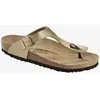 Sandales Birkenstock Gizeh Birko-Flor or marron femme - 40