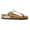 Sandales femme Birkenstock Gizeh Birko-Flor Doré 43 1016108