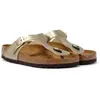 Birkenstock Mules Birkenstock Gizeh Flor W Bronze - 35