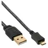 InLine Câble USB Micro-USB Type B (P) pour USB (P) USB 2.0 1 m plat noir