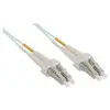 Câble fibre optique Duplex InLine®, LC/LC, 50/125µm, OM3, 1m