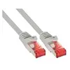 InLine 76112 Câble patch S/FTP (PiMf) Cat.6 250 MHz PVC CCA Gris 1,5 m