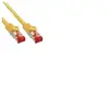 InLine Câble de raccordement S / FTP PiMF Cat.6 250 MHz sans cuivre, sans halogène, jaune, 1,5 m
