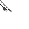 Câble Micro-USB 2.0 InLine®, USB-A Mâle / Micro-B Mâle, Contact or, 0,5m