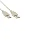 InLine - Câble USB - USB (M) pour USB (M) - USB 2.0 - 30 cm - beige