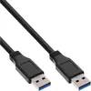 InLine - Câble USB - USB type A (M) pour USB type A (M) - USB 3.0 - 30 cm - noir