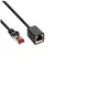InLine Rallonge de câble réseau en ligne RJ45 FTP Cat.6. Mâle/Femelle 2m Noir
