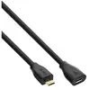 InLine Rallonge de câble USB Micro-USB Type B (M) pour Micro-USB Type B (F) USB 2.0 5 m noir