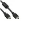 InLine® Câble HDMI, 19 broches mâle/mâle, noir, avec ferrite, 1m