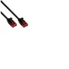 InLine 71202S Câble patch slim U/UTP catégorie 6 Noir 2 m