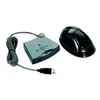 Fellowes Opti-Gel Mouse - Souris - pour droitiers - optique - 5 boutons - sans fil - récepteur sans fil USB / PS/2 - fumé, graphite métallisé