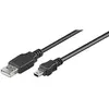 Goobay 93228 câble USB USB 2.0 0,15 m USB A Mini-USB B Noir