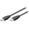 Goobay USB 3.0 AA 300 HiSpeed, 3m câble USB USB A Noir