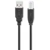 goobay USB AB 500 LC HiSpeed 2.0, 5m câble USB USB A USB B Noir