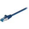 93779 cat 6a Câble de Liaison, s/ftp (PiMF), Bleu, 3m Longueur - Goobay