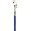 'Goobay 91893 "Câble réseau Cat 7 A +", "S/FTP (PIMF), 100 m Bleu/Noir