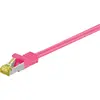 Cordon RJ45 catégorie 7 S/FTP 3 m (Rose)