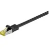 goobay RJ-45 CAT7 2m câble de réseau Noir S/FTP (S-STP)