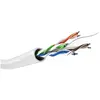 goobay - Câble en vrac - 305 m - UTP - CAT 6 - solide - blanc