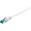 Goobay 94160 CAT 6a Câble de Liaison, S/FTP (PiMF), Blanc, 20 m Longueur