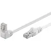 Goobay - Patchk CAT5e f/utp 90° wh 1.00m - Switch - Stroke (94178)