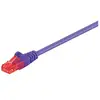 Cordon de raccordement CAT 6 - goobay - 50 cm - UTP - sans crochet - violet