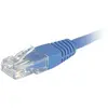 Goobay 95247 CAT 6 Câble de Liaison, U/UTP, Bleu, 0.25 m Longueur